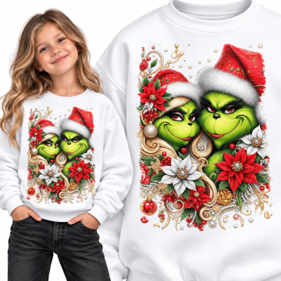 BLUZA ŚWIĄTECZNA GRINCH LOVE